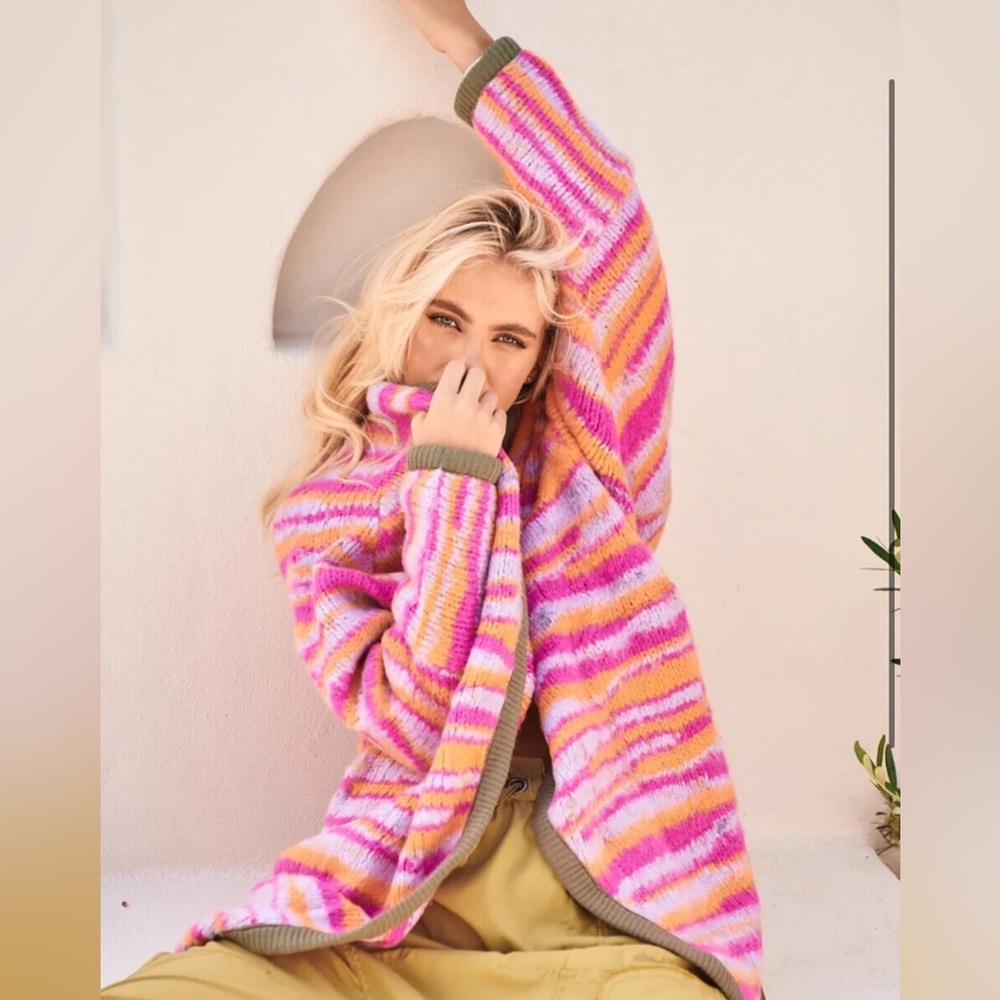 Free people tiger cardi